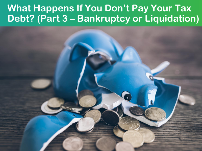 What Happens If You Don’t Pay Your Tax Debt? (Part 3 – Liquidation and Bankruptcy)