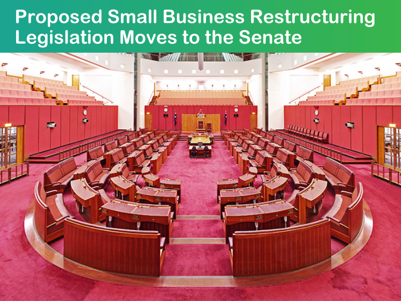 Proposed Small Business Restructuring Legislation Moves to the Senate