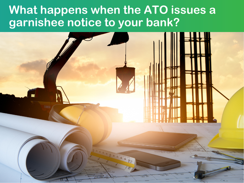 What happens when the ATO issues a garnishee notice to your bank?